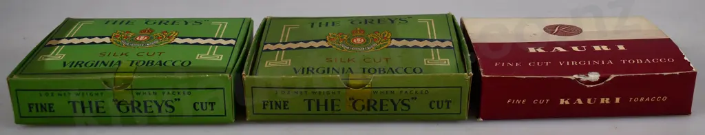 NZ CARDBOARD TOBACCO PACKETS Image 1++