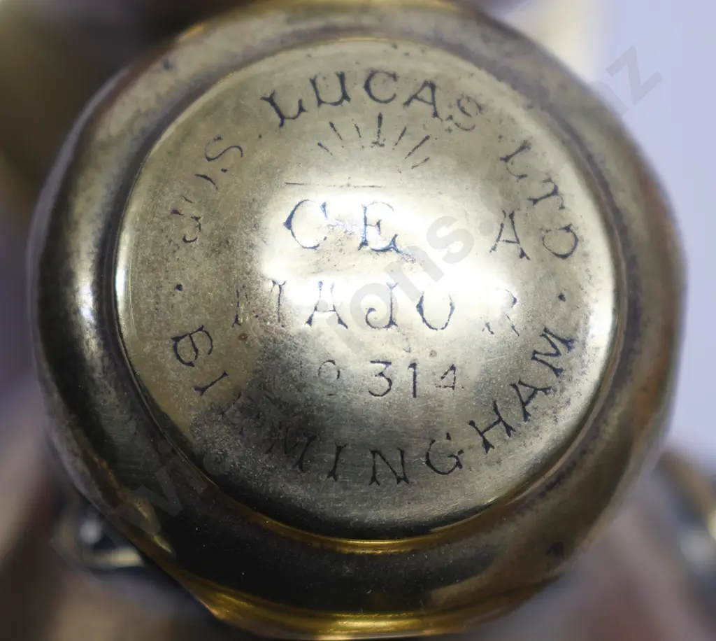 CARBIDE BRASS BIKE LAMP Image 1++