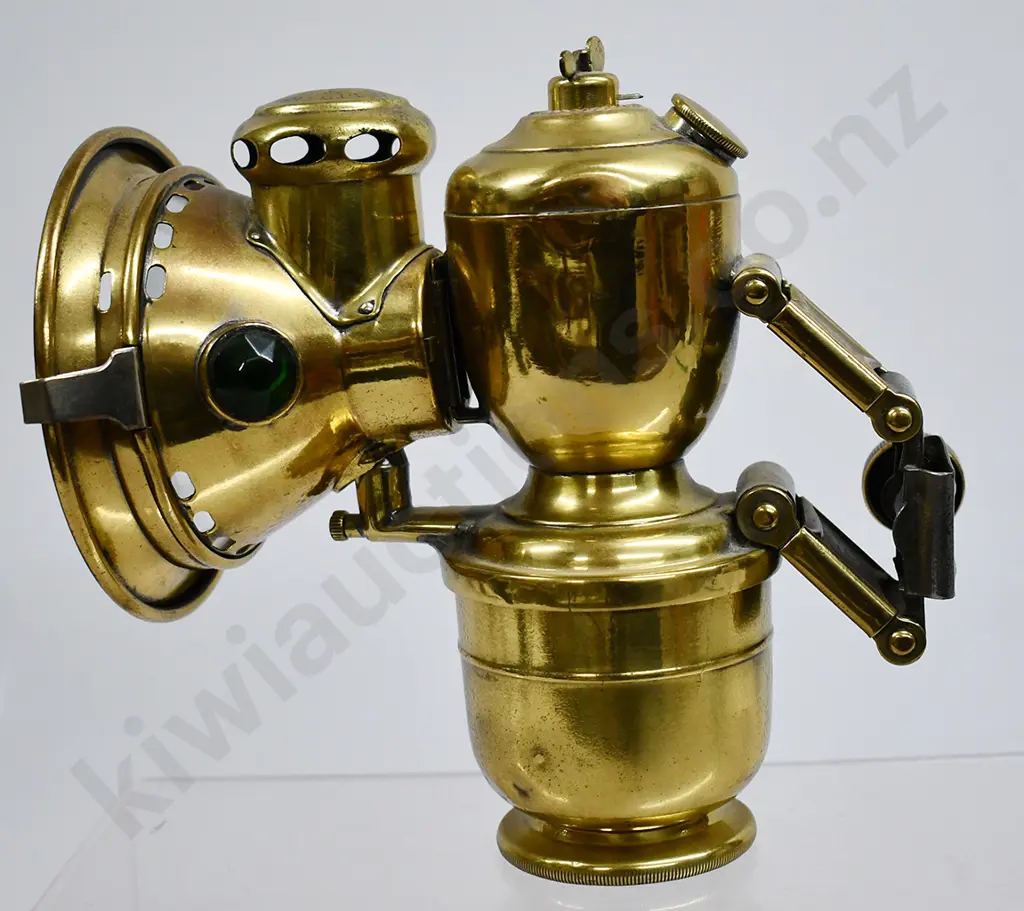 CARBIDE BRASS BIKE LAMP Image 1++