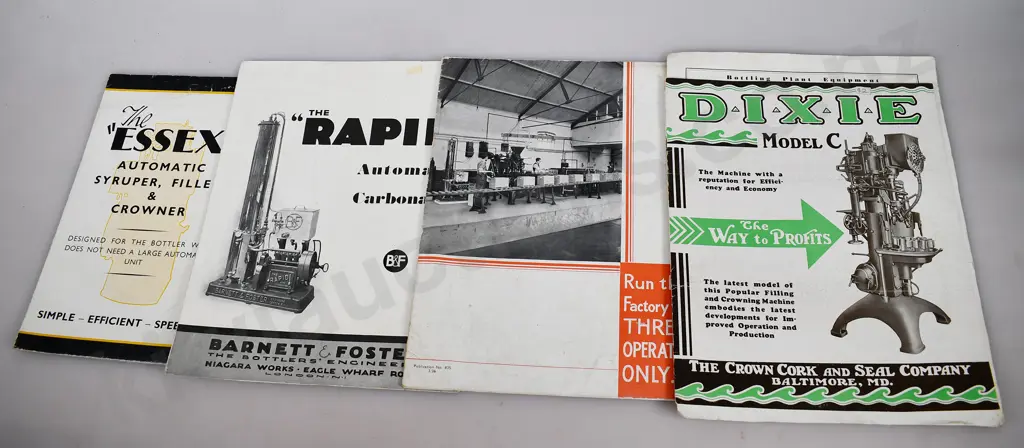 VINTAGE BOTTLING MACHINERY CATALOGUES Image 1++