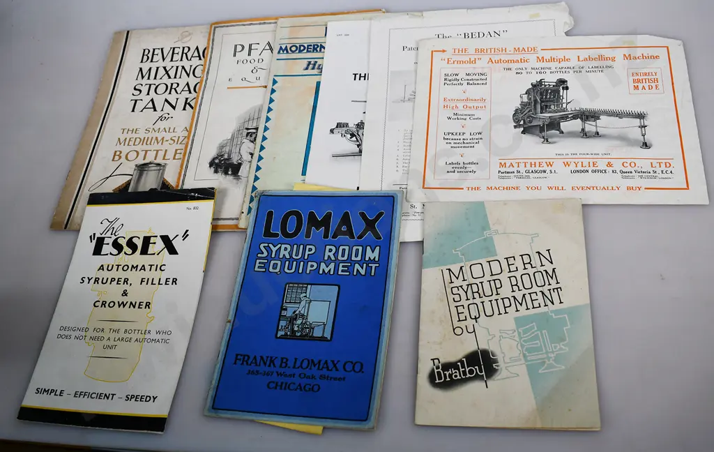 FOOD CANNNG, BOTTLE LABELING ETC CATALOGUES Image 1++
