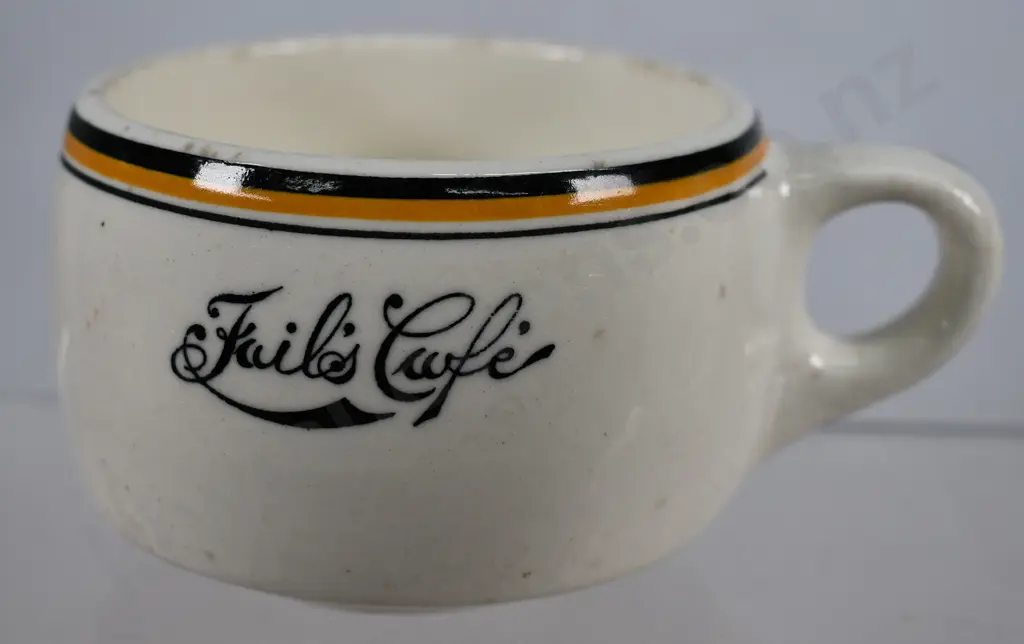 FAILS CAFE (CHRISTCHURCH) PLATE & CUP Image 1++