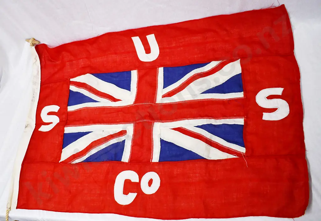 UNION STEAM SHIP CO FLAG Image 1++