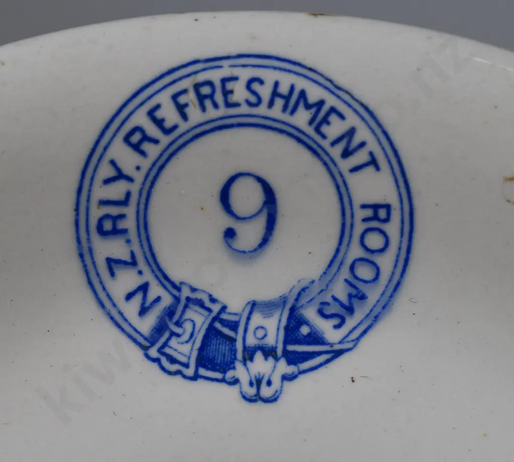 NZ RAILWAY REFRESHMENT ROOMS NUMBER 9 CUP & SAUCER Image 1++