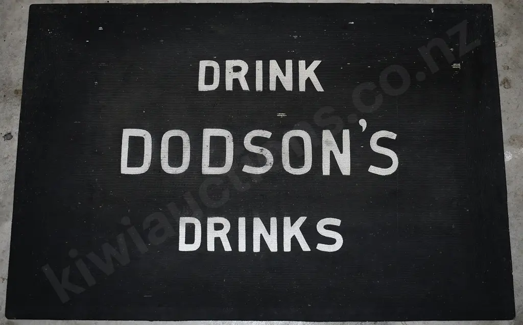 DRINK DODSON'S DRINKS RUBBER MAT Image 1++