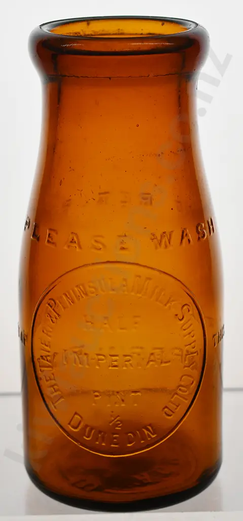 TAIERI & PENINSULA MILK CO DUNEDIN BOTTLES Image 1++