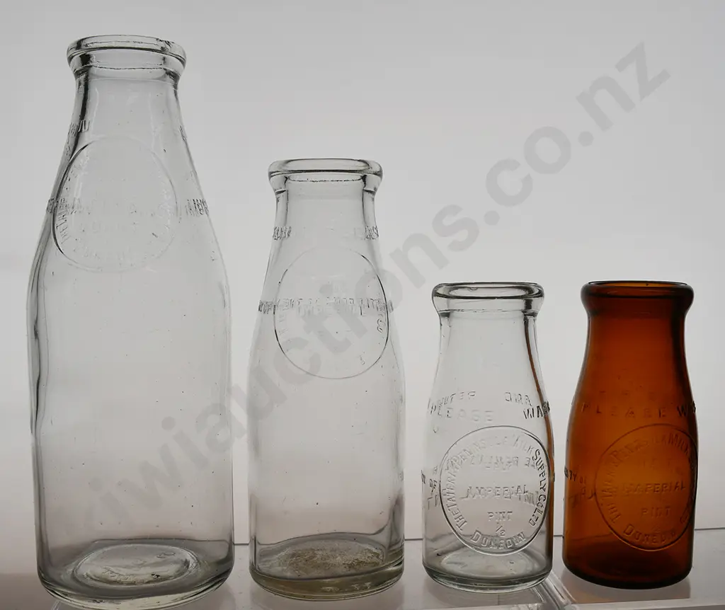 TAIERI & PENINSULA MILK CO DUNEDIN BOTTLES Image 1++