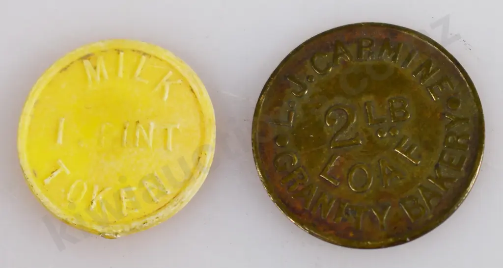 WESTPORT UNITED DAIRIES MILK BOTTLES, TOKENS Image 1++