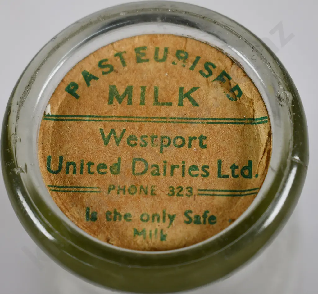 WESTPORT UNITED DAIRIES MILK BOTTLES, TOKENS Image 1++