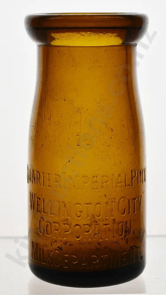 WESTPORT UNITED DAIRIES MILK BOTTLES, CAPS, Image 1++
