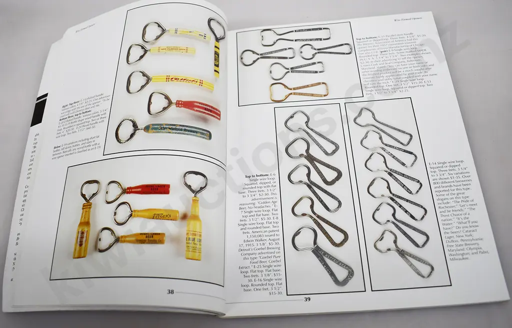 JUST FOR OPENERS A GUIDE TO BEER SODA & OTHER OPENERS BOOK Image 1++