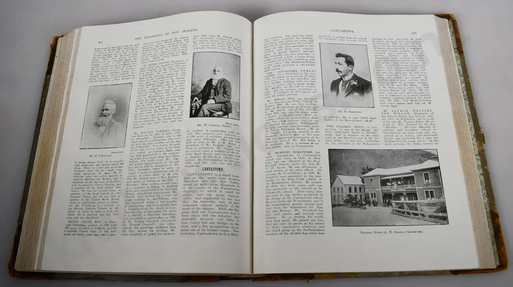 CYCLOPEDIA OF NEW ZEALAND VOLUME 5, NELSON, MARLBOROUGH, WESTLAND Image 1++