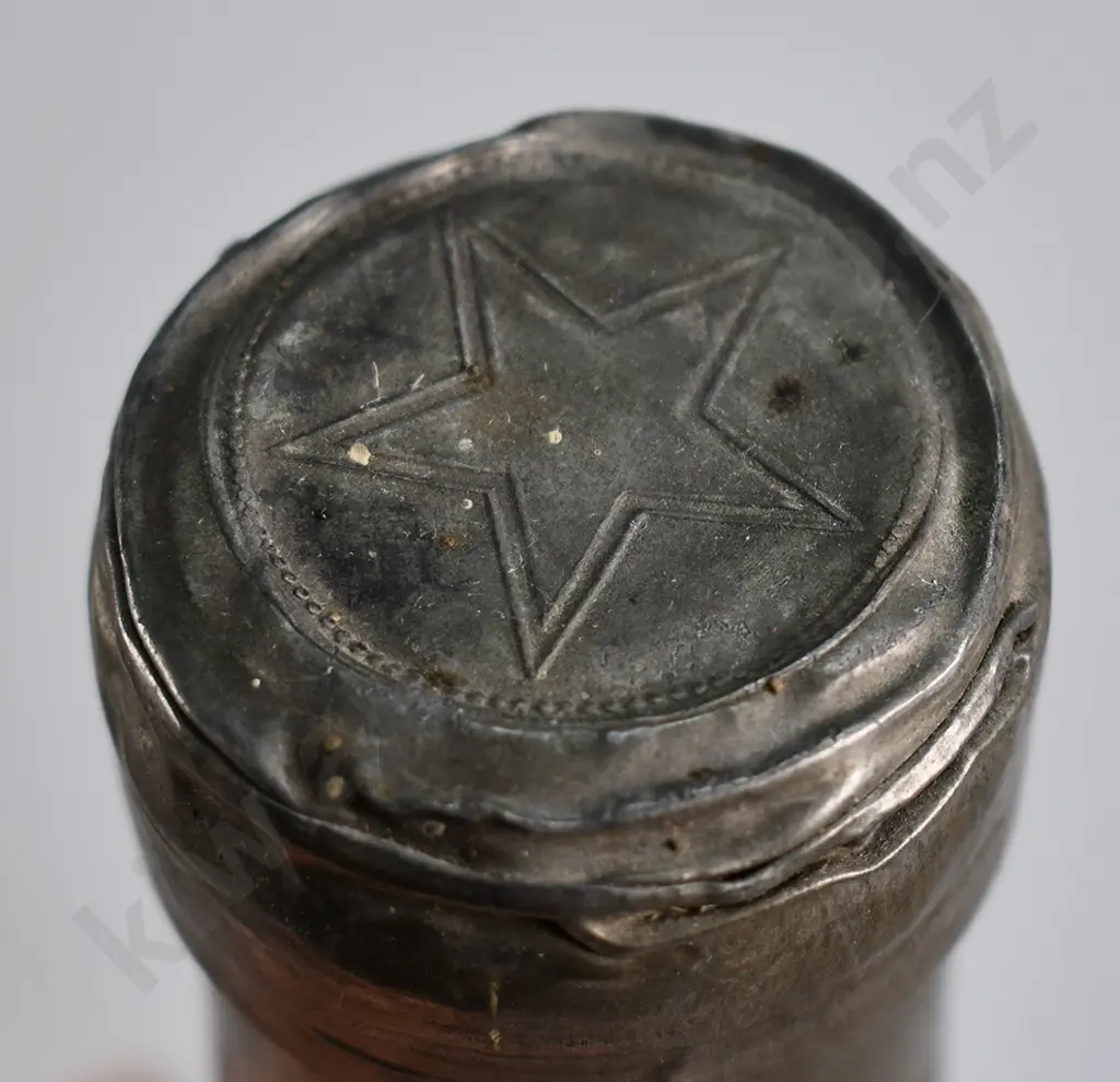 THREE BARRELS BRANDY DISPLAY ADVERTISING BOTTLE Image 1++