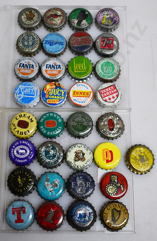 AERATED WATER & BEER BOTTLE CAPS Image 1++