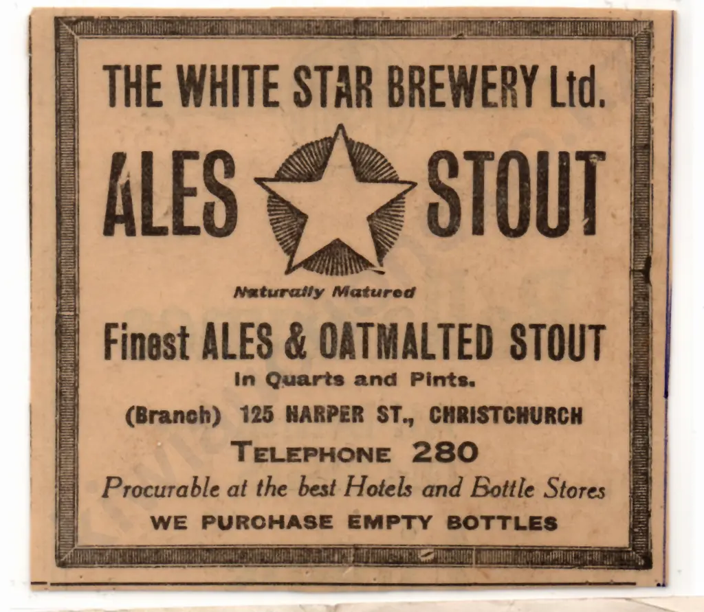 CHRISTCHURCH BREWERY ADVERTISING EPHEMERA Image 1++