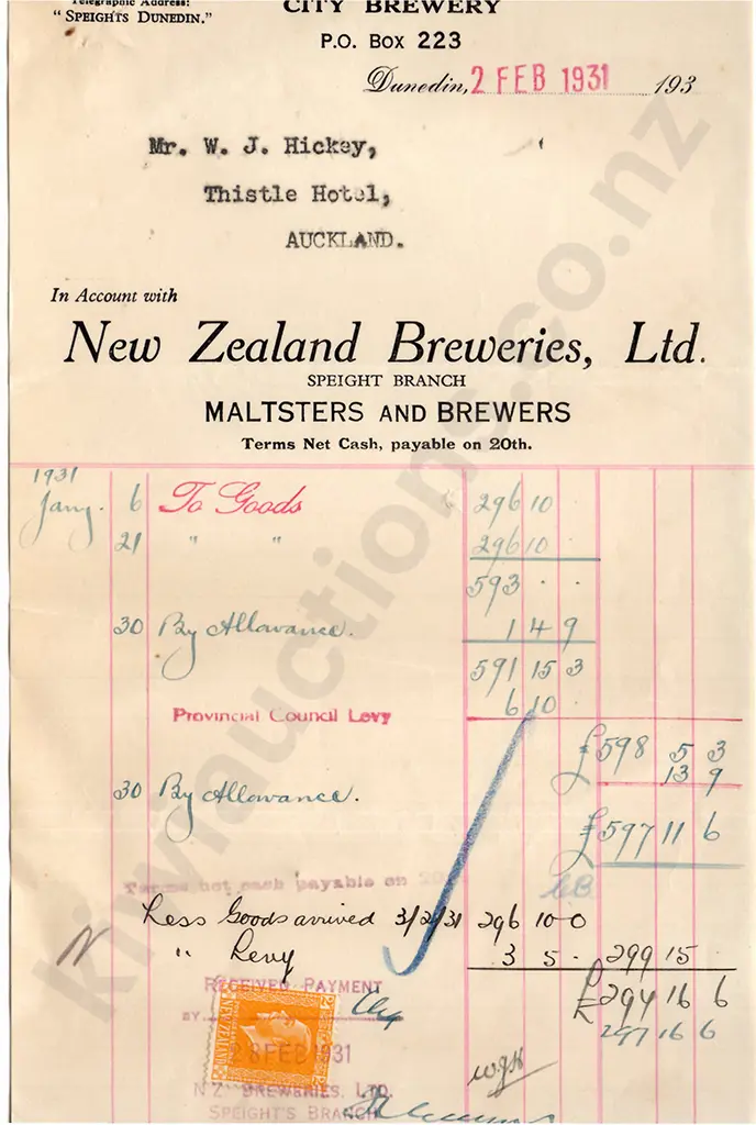BREWERY ADVERTISING EPHEMERA Image 1++