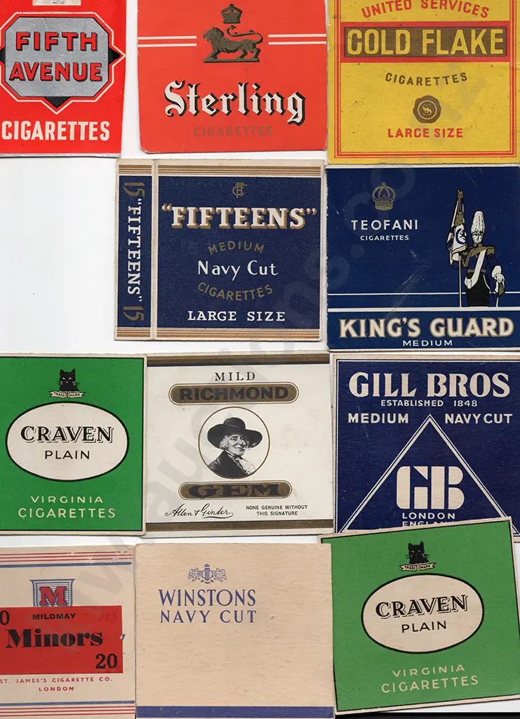 LARGE QUANTITY CIGARRETTE PACKET COVERS Image 1++