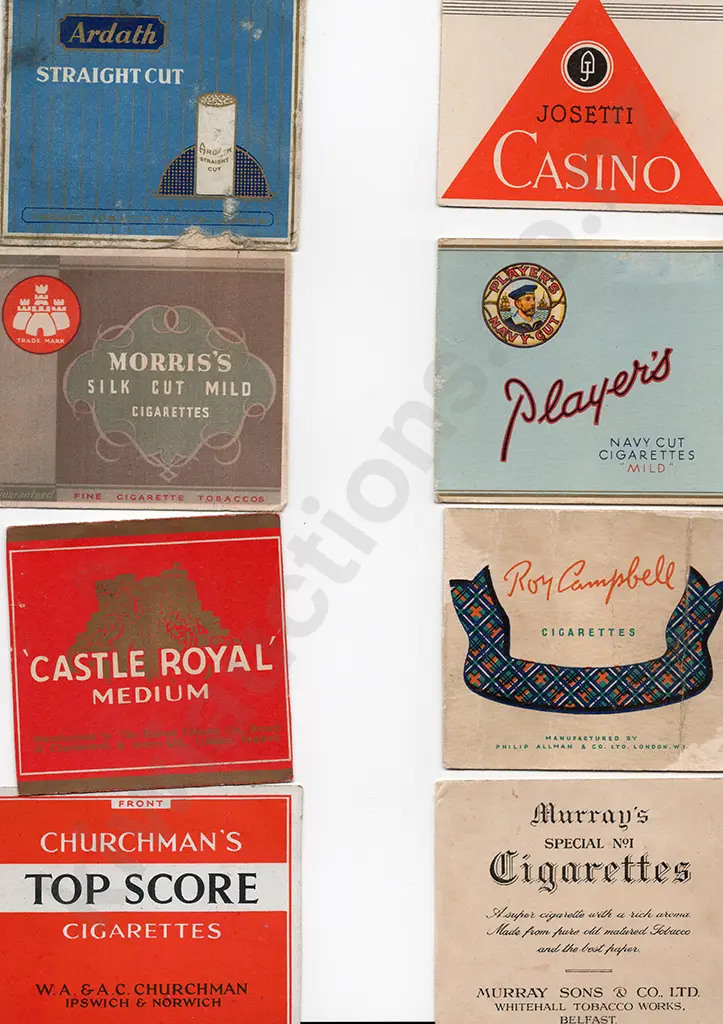 LARGE QUANTITY CIGARRETTE PACKET COVERS Image 1++