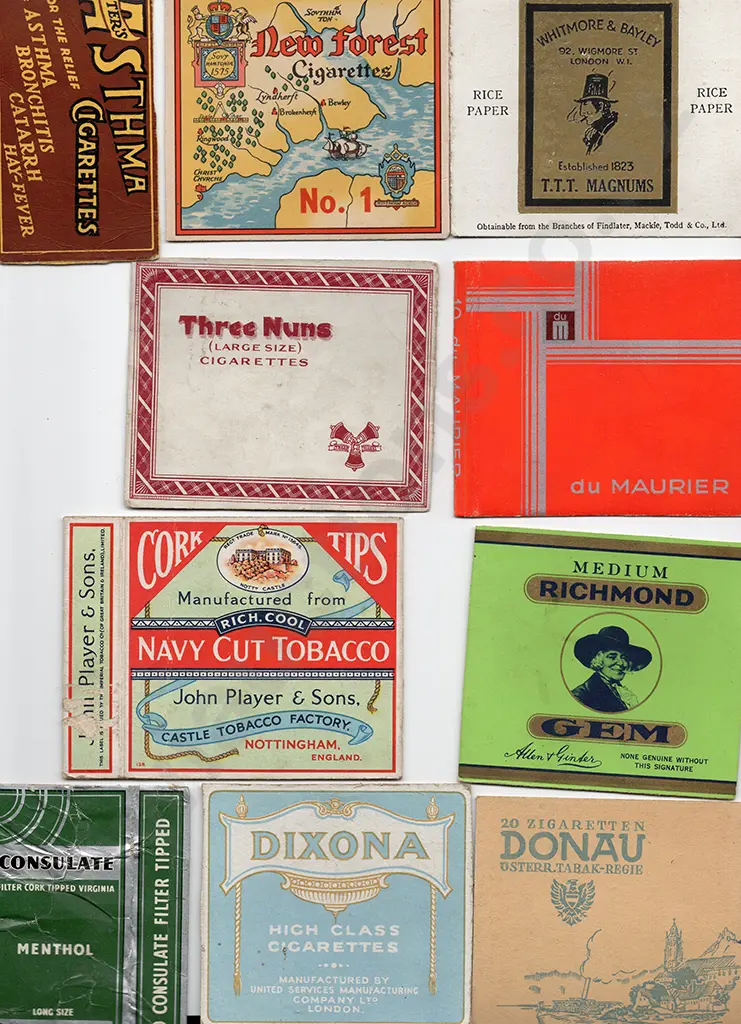 LARGE QUANTITY CIGARRETTE PACKET COVERS Image 1++
