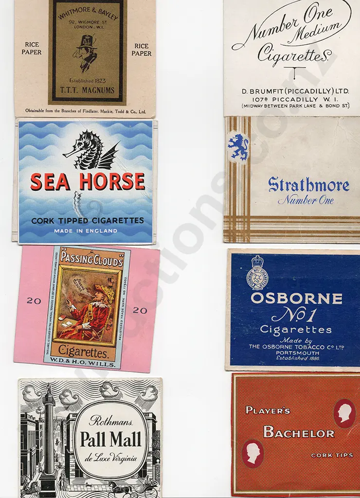 LARGE QUANTITY CIGARRETTE PACKET COVERS Image 1++