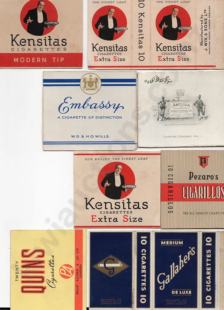 LARGE QUANTITY CIGARRETTE PACKET COVERS Image 1++