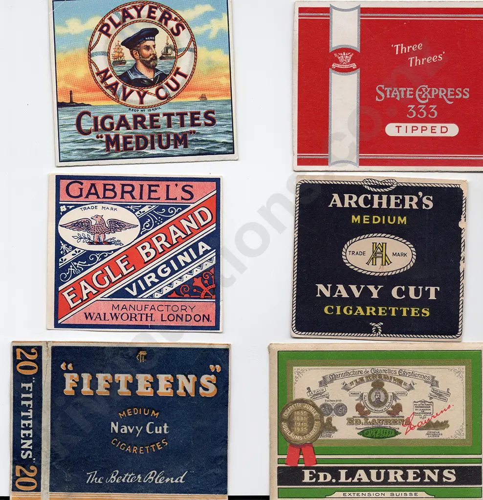 LARGE QUANTITY CIGARRETTE PACKET COVERS Image 1++