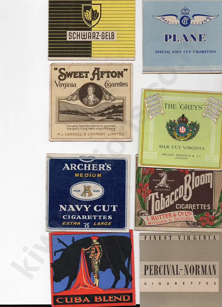 LARGE QUANTITY CIGARRETTE PACKET COVERS Image 1++