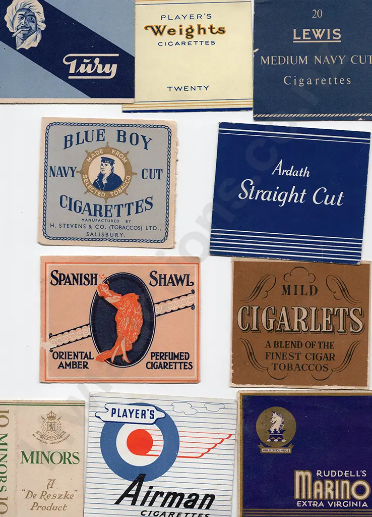 LARGE QUANTITY CIGARRETTE PACKET COVERS Image 1++