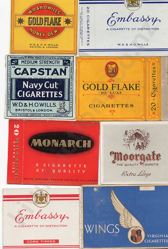 LARGE QUANTITY CIGARRETTE PACKET COVERS Image 1++