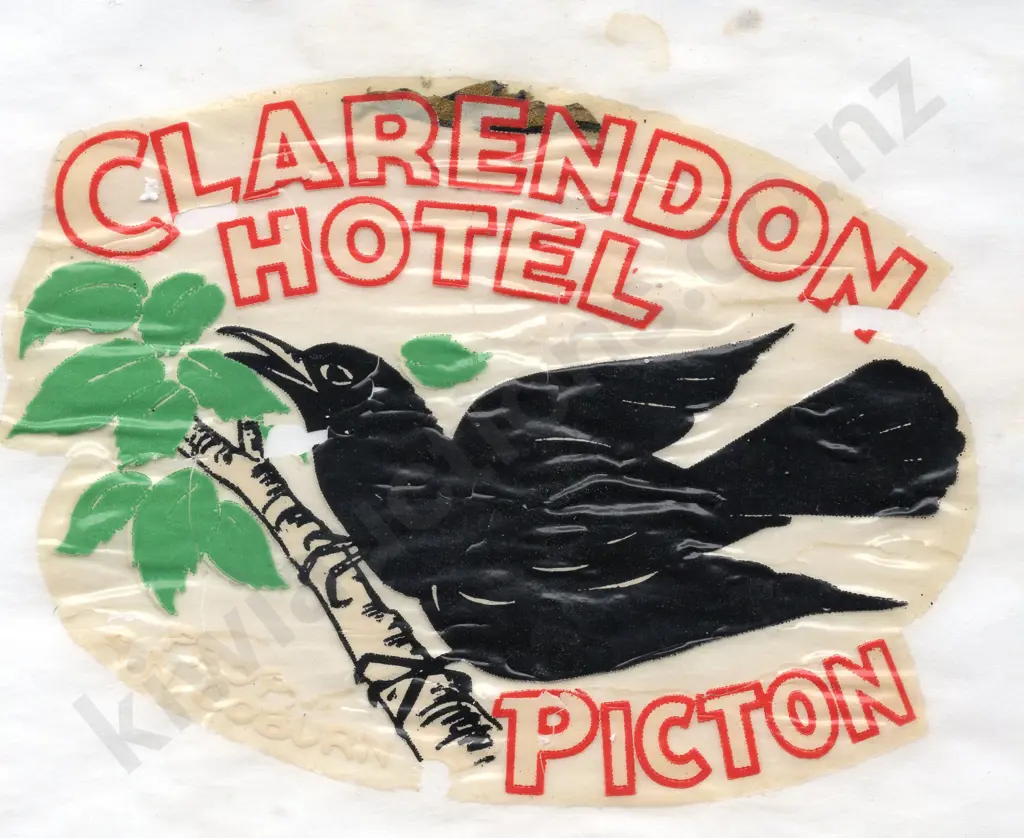 FLAGON DECAL PROMOTIONAL STICKERS - NELSON MARLBOROUGH Image 1++