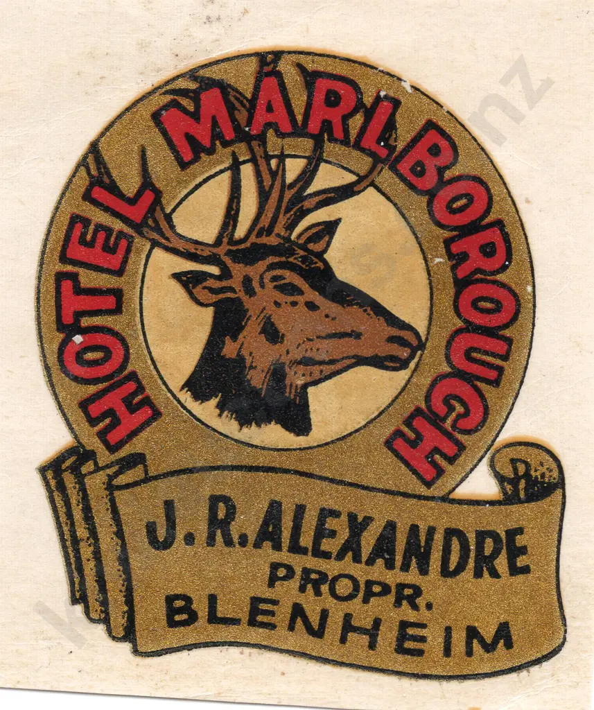 FLAGON DECAL PROMOTIONAL STICKERS - NELSON MARLBOROUGH Image 1++
