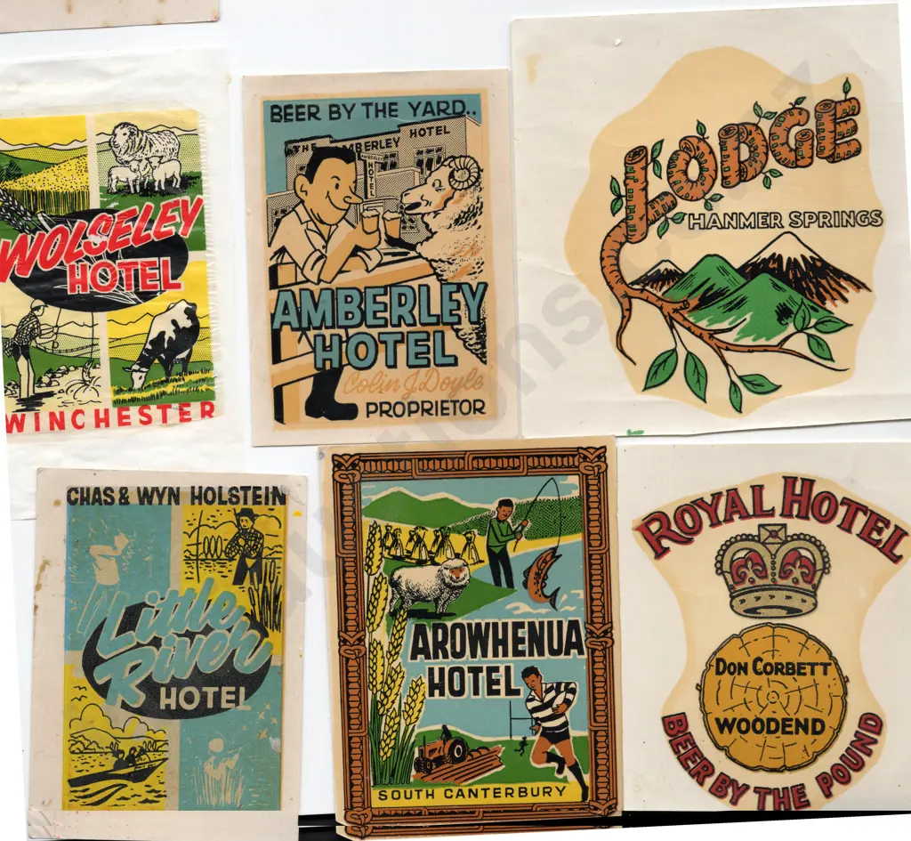 FLAGON DECAL PROMOTIONAL STICKERS - CANTERBURY Image 1++