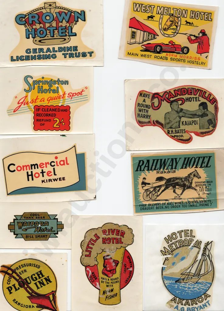 FLAGON DECAL PROMOTIONAL STICKERS - CANTERBURY Image 1++