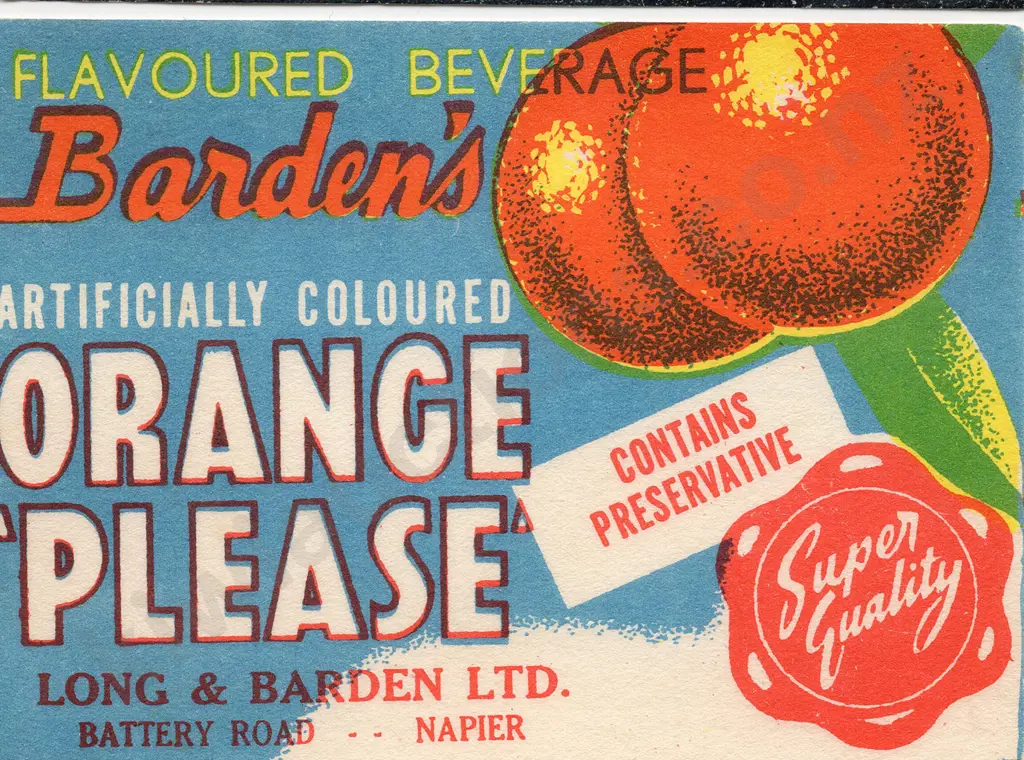 NEW ZEALAND SOFT DRINKS LABELS Image 1++