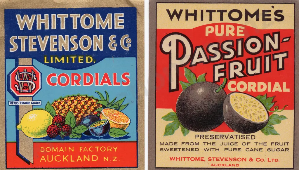 WHITTOME STEVENSON AUCKLAND LABELS Image 1++