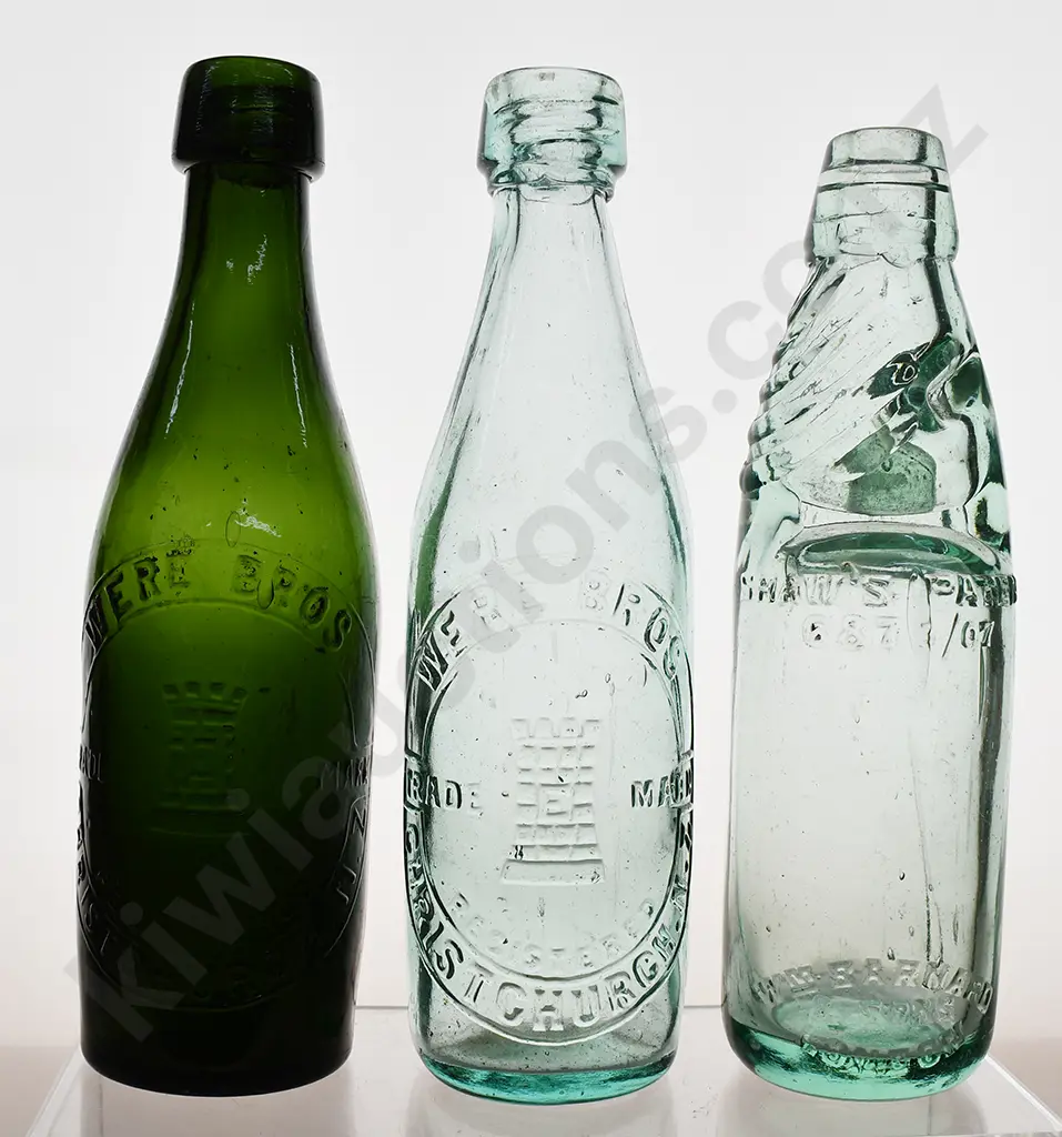WERE BROS CHRISTCHURCH INTERNAL THREADS, SHAW'S PATENT CODD Image 1++
