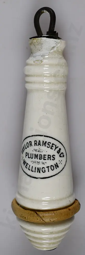 TAYLOR RAMSEY & CO PLUMBERS WELLINGTON TOILET PULL Image 1++