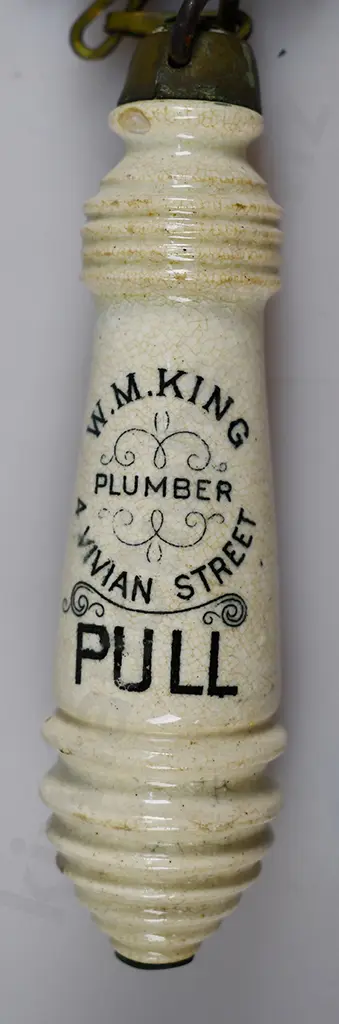 KING PLUMBER VIVIAN ST (WELLINGTON) TOILET PULL Image 1++