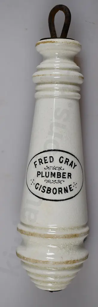 FRED GRAY PLUMBER GISBORNE TOILET PULL Image 1++