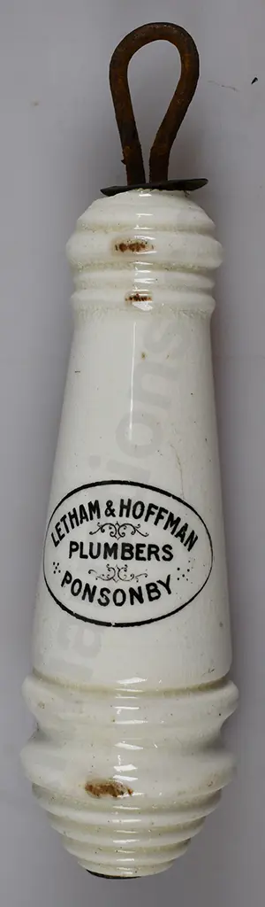 LETHAM & HOFFMAN PLUMBERS PONSONBY TOILET PULL Image 1++