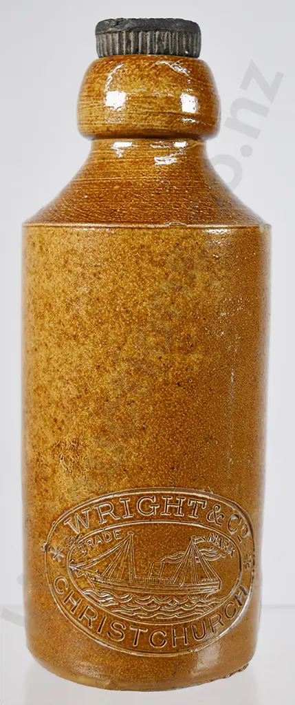 WRIGHT CHRISTCHURCH IMPRESSED GINGER BEER Image 1++