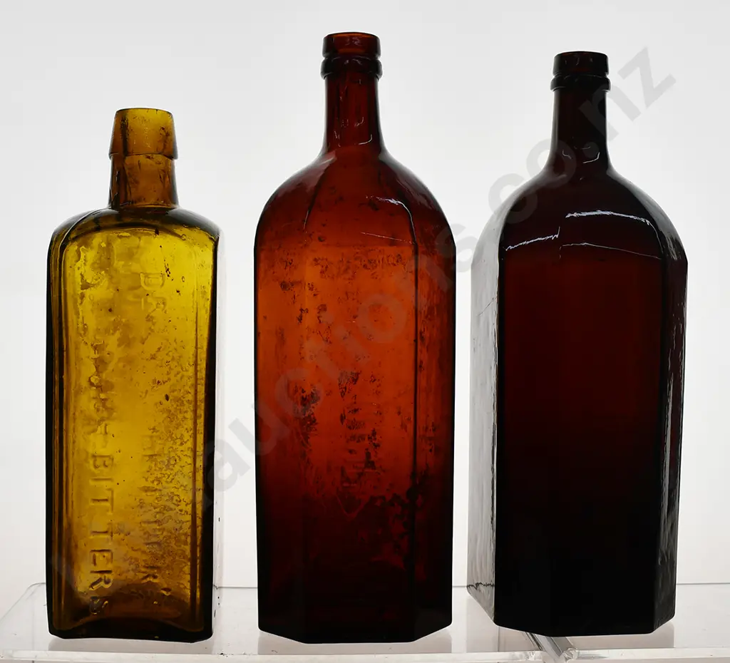 HOSTETTERS STOMACH BITTERS, BOLLMANN LIQUEUR BOTTLE Image 1++