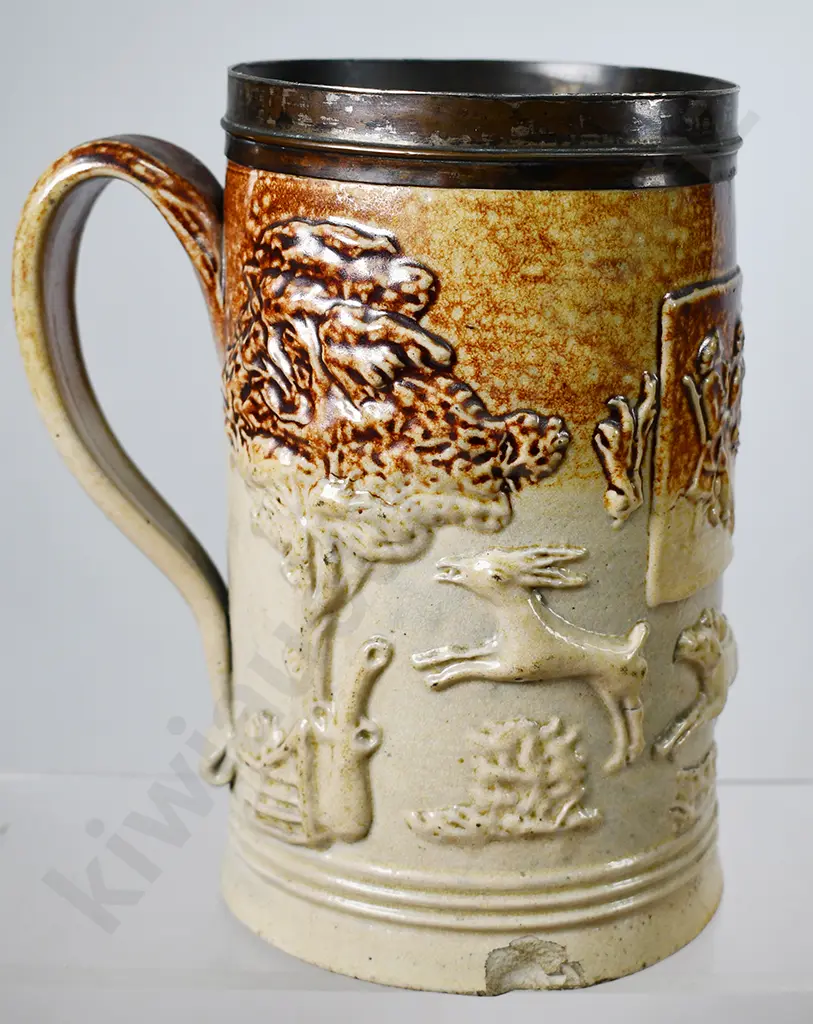 SALTGLAZED STONEWARE TANKARD Image 1++