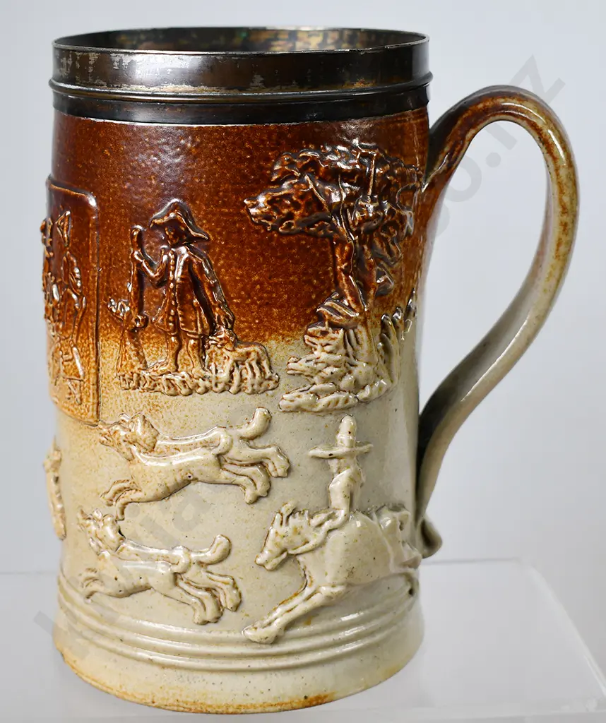 SALTGLAZED STONEWARE TANKARD Image 1++