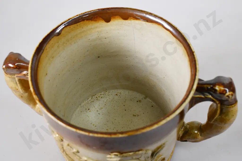 SALTGLAZED DOUBLE HANDLE LOVING CUP Image 1++