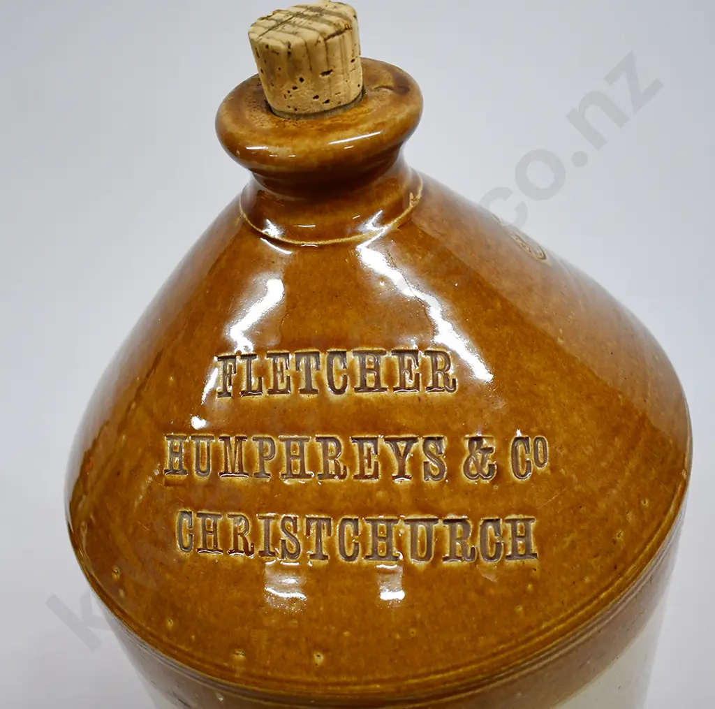 FLETCHER HUMPHREYS CHRISTCHURCH STONE JAR Image 1++