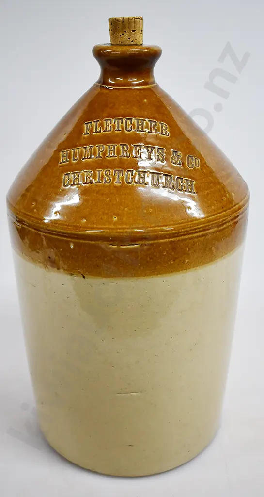 FLETCHER HUMPHREYS CHRISTCHURCH STONE JAR Image 1++
