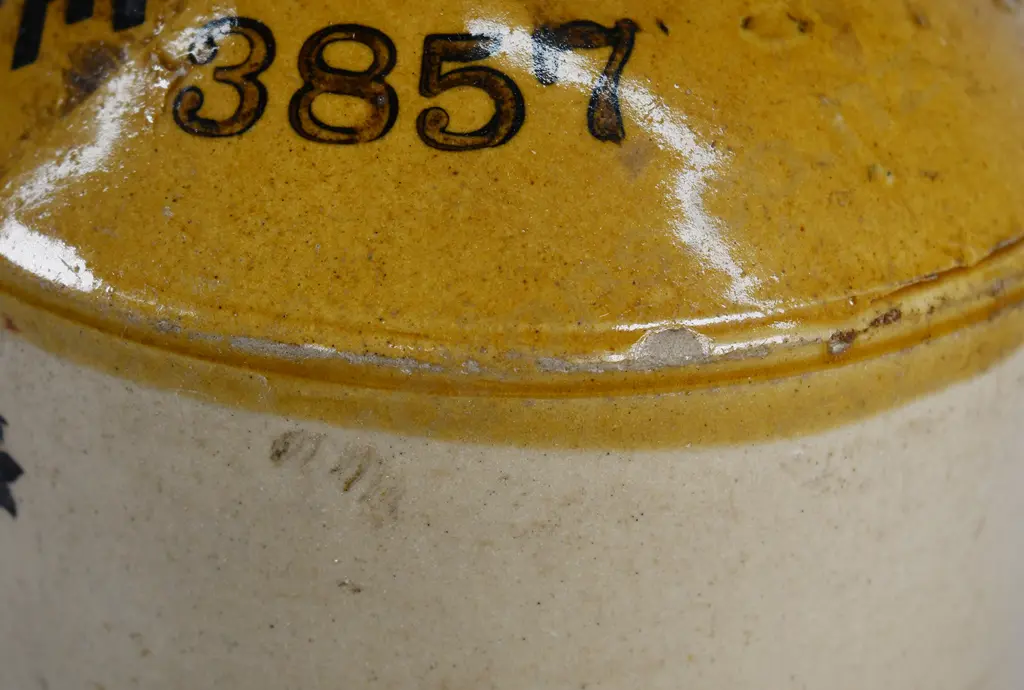 SHARPE BROS HANDS ACROSS THE SEA STONE JAR Image 1++