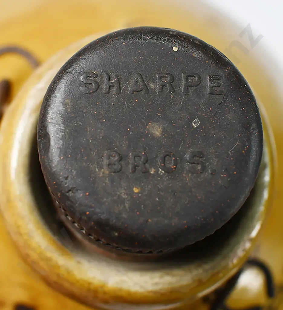 SHARPE BROS HANDS ACROSS THE SEA STONE JAR Image 1++