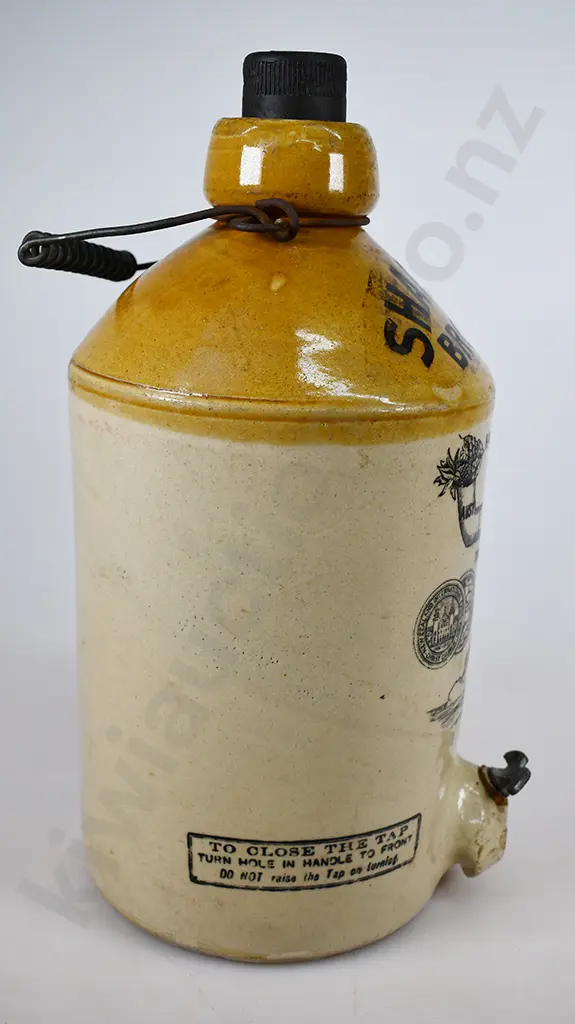 SHARPE BROS HANDS ACROSS THE SEA STONE JAR Image 1++